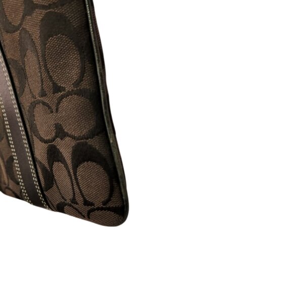 Coach Brown and Black Crossbody Bag #6016 - Picture 6 of 8